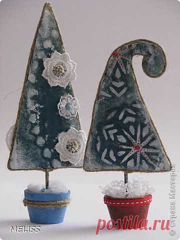 как мы делали наши ёлки | Страна Мастеров