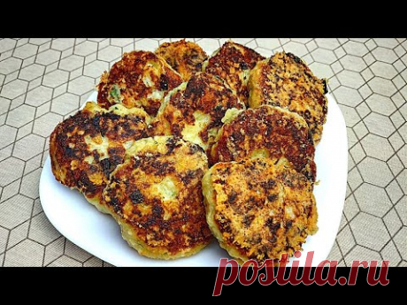Картофельные котлеты в сырной корочке