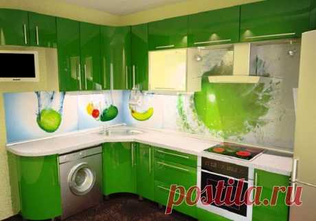 Стеклянные панели с принтами для кухни — Наши дома