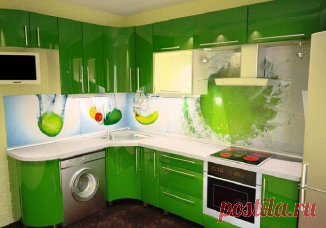 Стеклянные панели с принтами для кухни — Наши дома