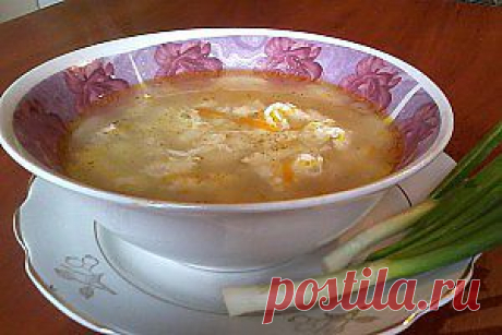 Простой и очень вкусный домашний суп!
По старинному славянскому рецепту.
Суп &quot;Затируха&quot;