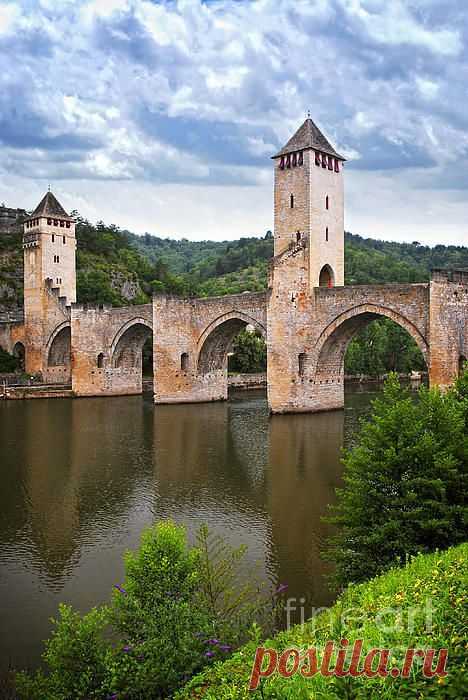 Valentre Bridge In Cahors, France