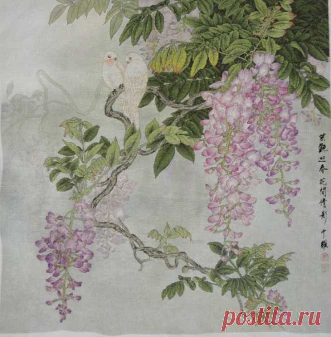 (4) Gallery.ru / Фото #29 - Процесс Птички на глицинии (Xiu Crafts) - Olsha