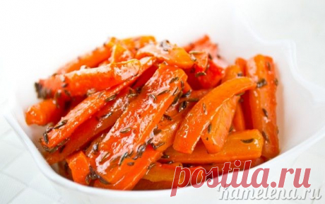 Запеченная морковь