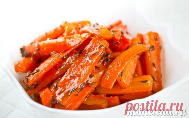 Запеченная морковь