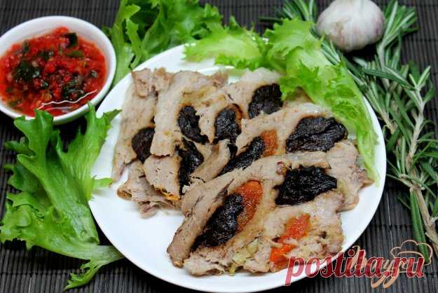 Свиной ошеек запеченный с курагой и черносливом - рецепты с фото на vpuzo.com