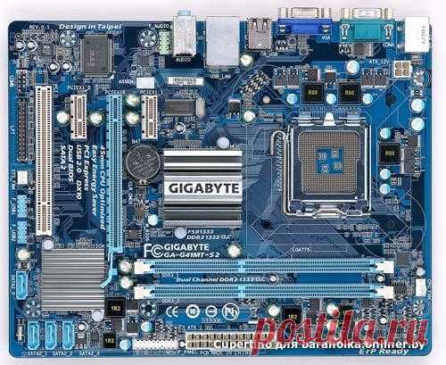 Gigabyte GA-G41MT-S2 LGA 775 + intel E5500 - Барахолка onliner.by 60р