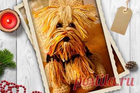 МК Йоркширский терьер крючком – HandMade39.ru