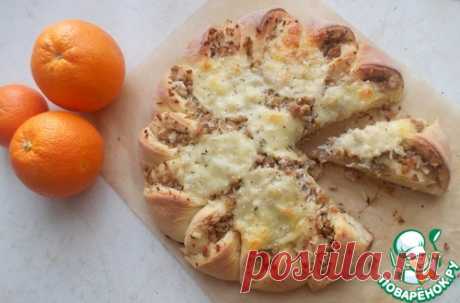 Мясной пирог с рисом и моцареллой
