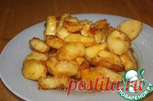 Яблоки в карамели - кулинарный рецепт