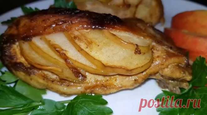 Куриные окорочка, фаршированные яблоками: оригинальное мясное блюдо