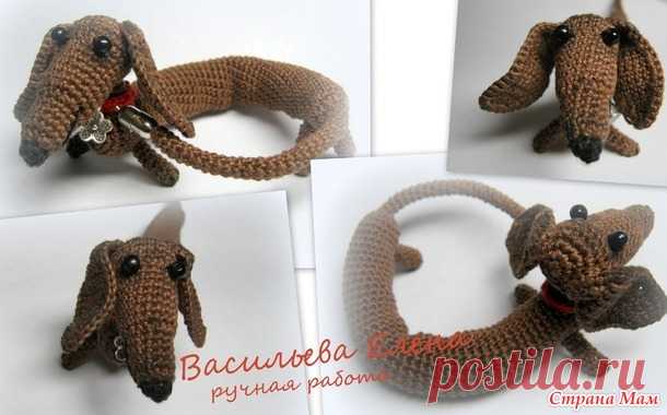 Браслет вязаный крючком. 