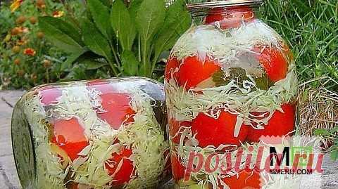 Томаты в капусте - кулинарный рецепт. Миллион Меню