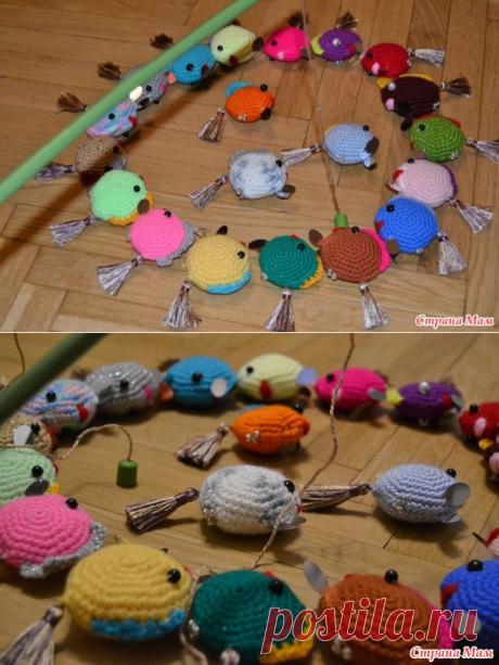 Рыбалка крючком. Остатки (пряжи) сладки. - Вязание - Страна Мам