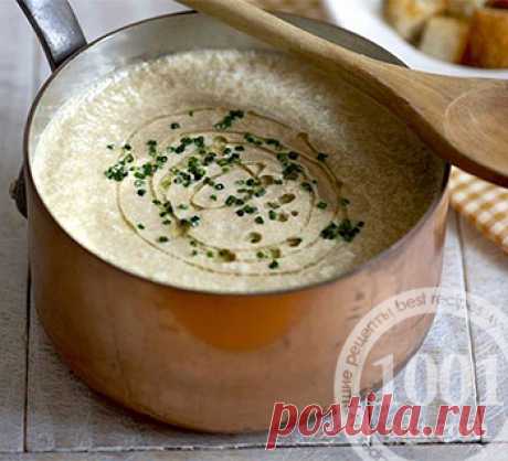 Рецепт грибного супа-пюре с сыром