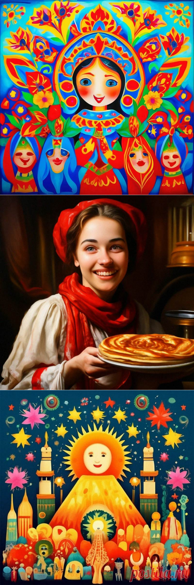 Привет, Масленница! ( Мои работы с нейросетью )