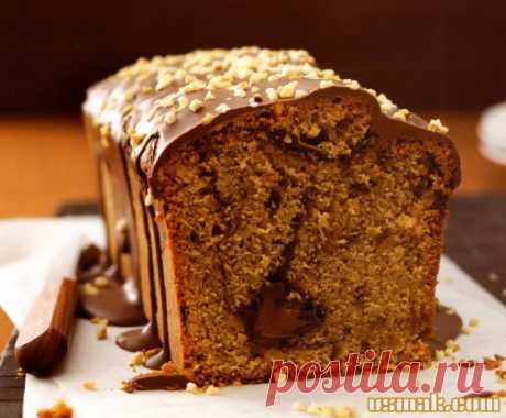 Рецепт кофейный кекс с вишней в домашних условиях