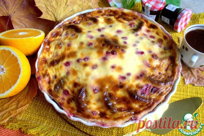 Сырники под сметаной с брусникой Кулинарный рецепт