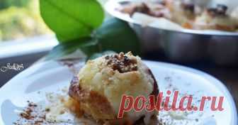 Яблоки запеченные с мёдом и орехами в духовке Автор рецепта Юлия Сухая Классный рецепт - Яблоки запеченные с мёдом и орехами в духовке!