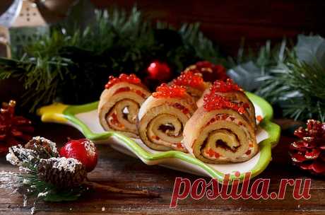 Закуска из блинов рецепт с фото пошагово - 1000.menu