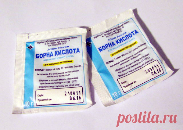 ДЛЯ ЧЕГО ПРИМЕНЯЕТСЯ БОРНАЯ КИСЛОТА ДЛЯ ОГУРЦОВ?