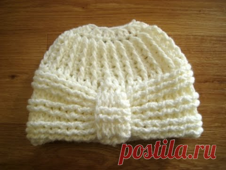 Crochet messy bun hat crochet pattern (eng sub) press CC button for subtitles