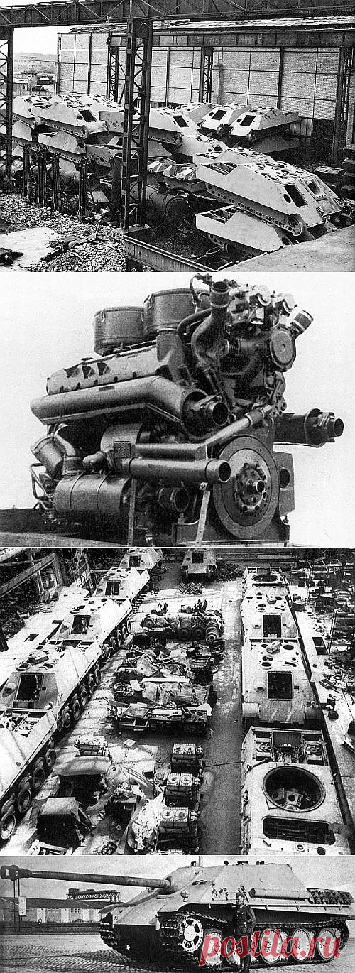 Ягдпантера в сборочном цеху.
http://feldgrau.info/index.php/engines/8676-yagdpantera-v-sborochnom-tsekhu