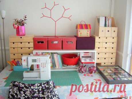 (3) Leyre Ideas - Espacios creativos. Rincones de costura.