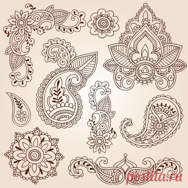 Paisley - шаблоны для росписи | Варварушка-Рукодельница