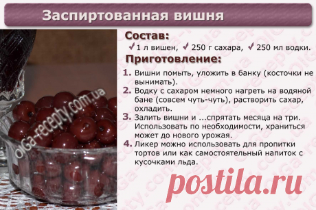 Заспиртованная вишня