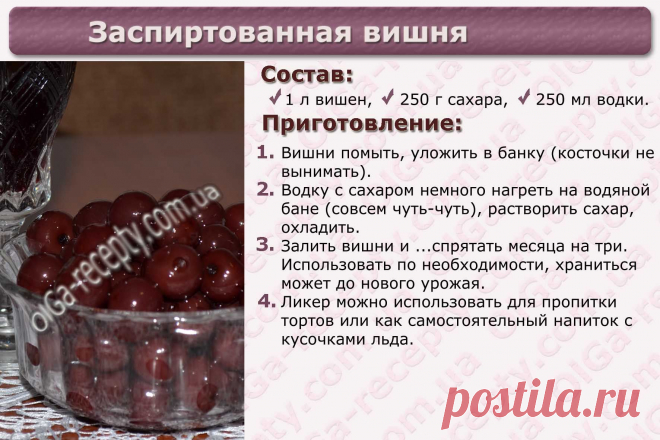 Заспиртованная вишня