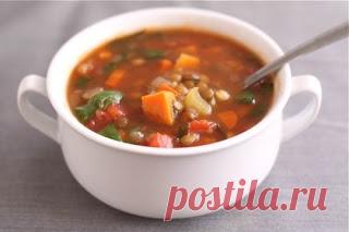 Постный чечевичный суп - 12 Февраля 2016 - Рецептики