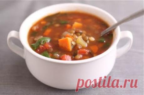 Постный чечевичный суп - 12 Февраля 2016 - Рецептики