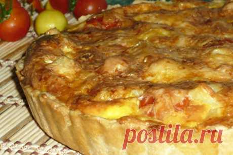 Киш с мясом и картошкой — Домашний уют