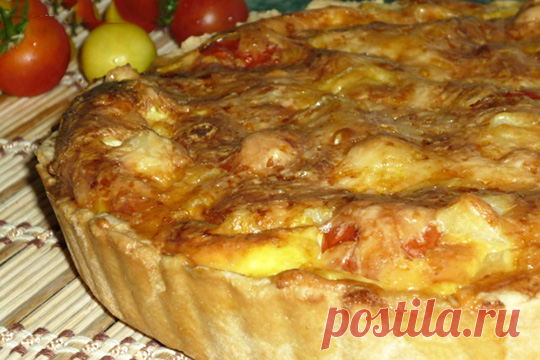 Киш с мясом и картошкой — Домашний уют