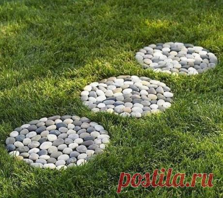 Идеи применения гальки и гравия.