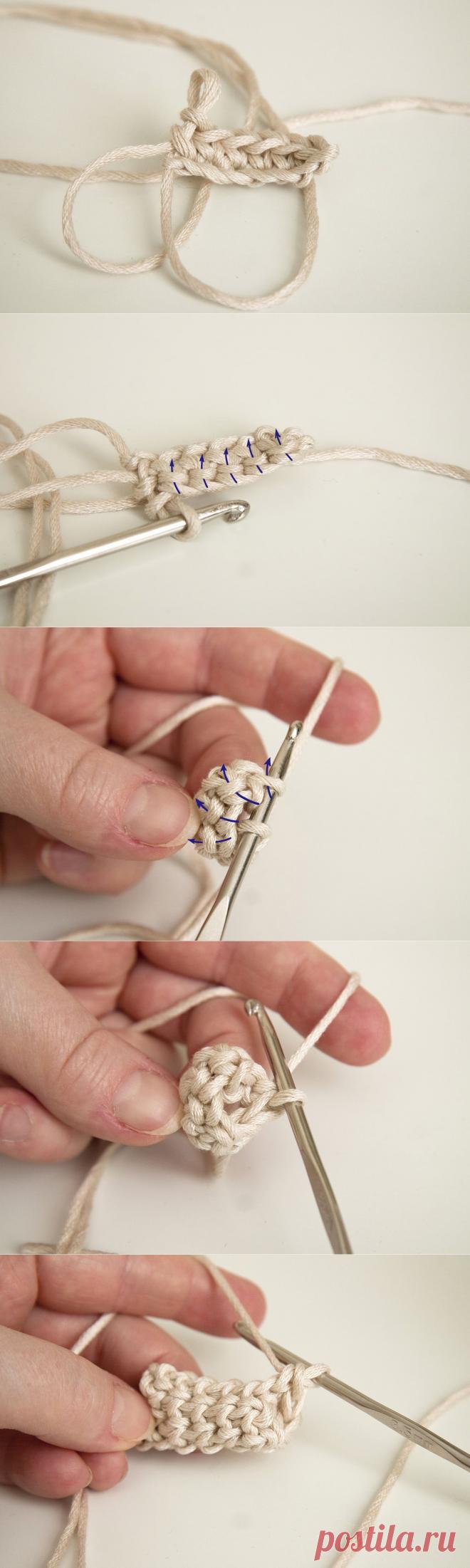 Jam The Cat Art: Как связать крючком круглый прочный шнур / How to Crochet Lace Cord