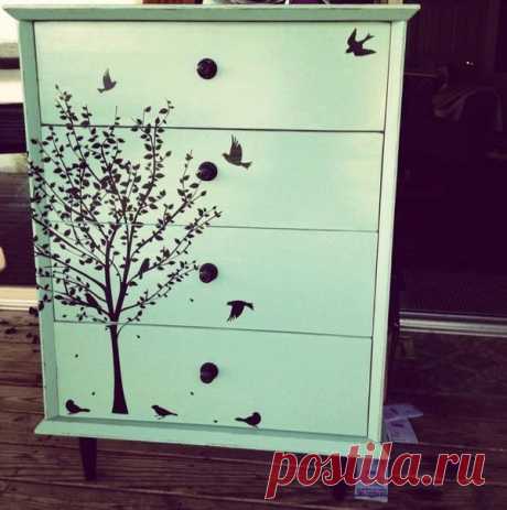 Декор старого комода — Сделай сам, идеи для творчества - DIY Ideas