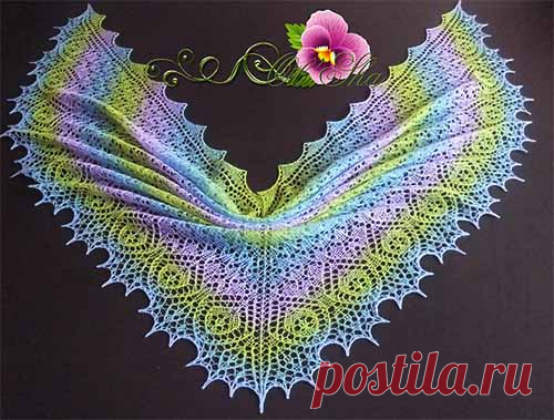 Шаль "Тихая заводь"