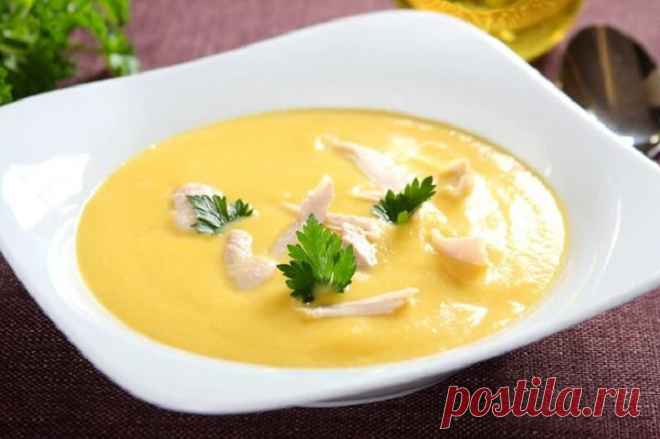 Крем-суп из цветной капусты с курицей – пошаговый рецепт с фото.