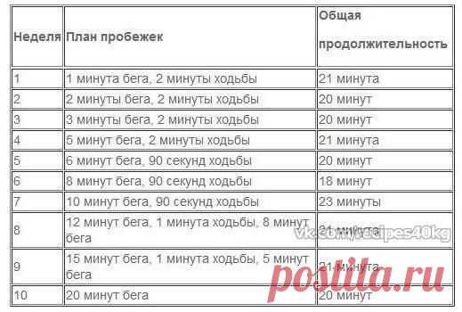 Программное обеспечение бега для начинающих! / Всё за еду!