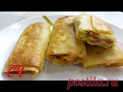 Пирожки из Лаваша с Картошкой и не Только...Быстро и Нереально Вкусно!