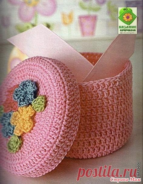 Шкатулки крючком - Вязание - Страна Мам
