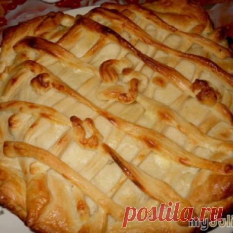 Саузварский рыбный пирог из мойвы