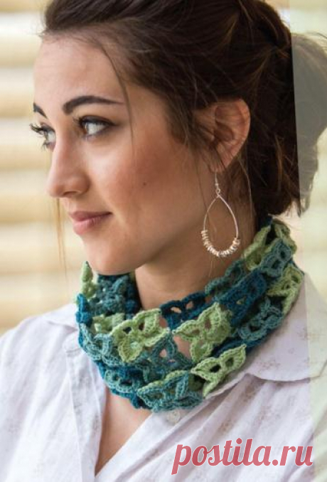 1502 - шарфи, шалі, палатини - В'язання для жінок - Каталог статей - Md.Crochet