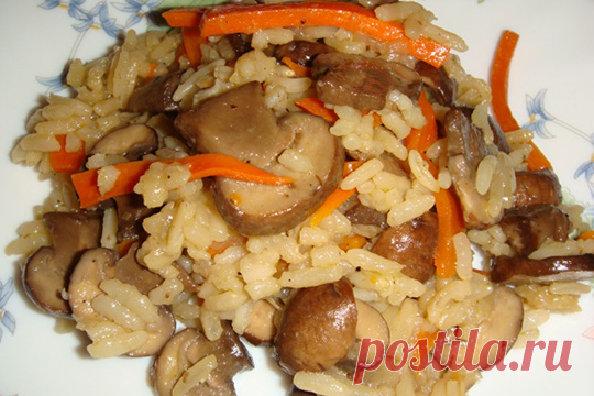Плов с шампиньонами — Полезные советы