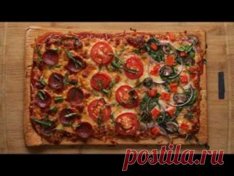 ПИЦА С БЛАТ ОТ КИНОА - Sheet Pan Quinoa Pizza Crust