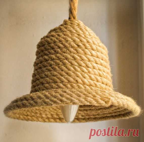 Black Friday/Cyber Monday , Romatnic Industrial Light, Rope Hanging Light Chandelier, Barn / Hut Style Hanging Light