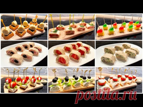 ТОП 9 быстрых закусок для вечеринок! Вкусные закуски для вечеринок и фуршетов за 5 минут! #10