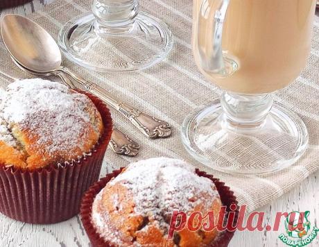 Кексы двухцветные с фундуком "Зебра" – кулинарный рецепт